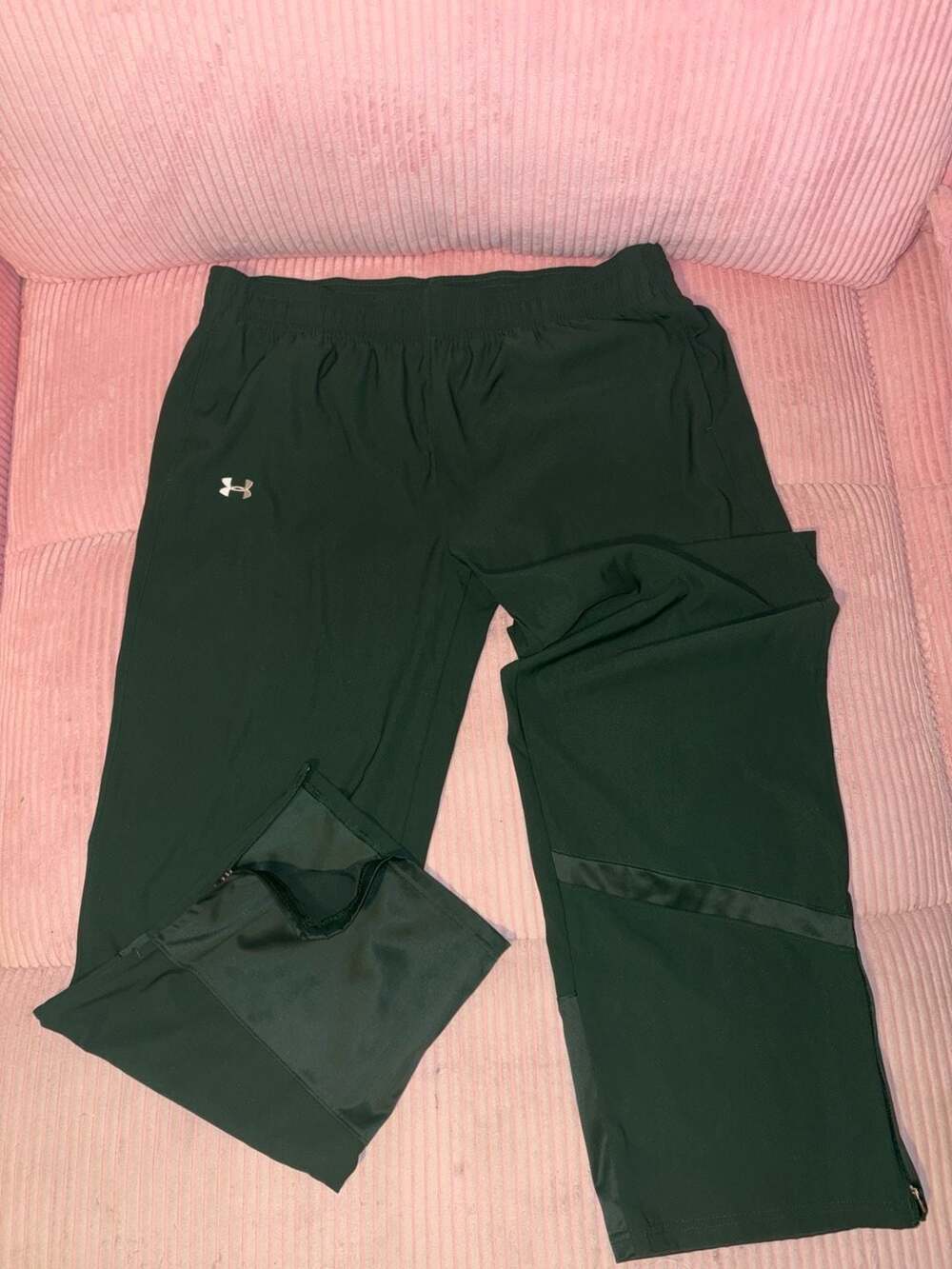 Under Armour Athletic Pants Size 2XL Green Warm Up Track Pants